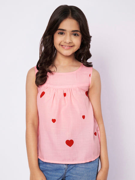 Cotton Block Printed A-line Top