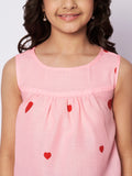 Cotton Block Printed A-line Top