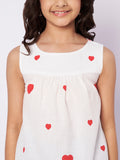 Cotton Block Printed A-line Top