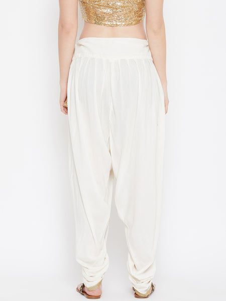 Cotton Viscose Embellished Dhoti