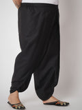 Plus Size Cotton Solid Dhoti