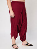 Plus Size Cotton Solid Dhoti