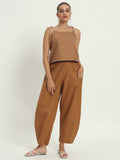 Cotton Printed Side Cowl and Tie-up Co-ord