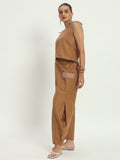 Cotton Printed Side Cowl and Tie-up Co-ord