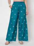 Cotton Block Printed Trouser and Waistcoat Co-ord
