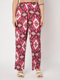 Cotton Printed Trouser and Printed Halter Neck Co-ord