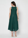 Cotton Kalidaar Solid Dress