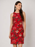 Cotton Block Printed Dress