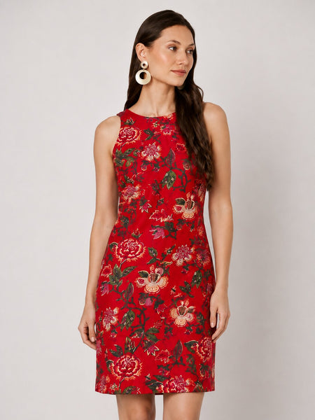 Cotton Block Printed Dress