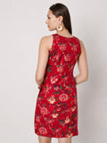 Cotton Block Printed Dress