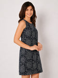 Cotton Block Printed Dress