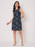 Cotton Block Printed Dress