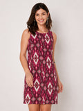 Cotton Block Printed Dress