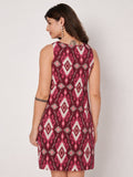 Cotton Block Printed Dress