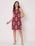 Cotton Block Printed Dress