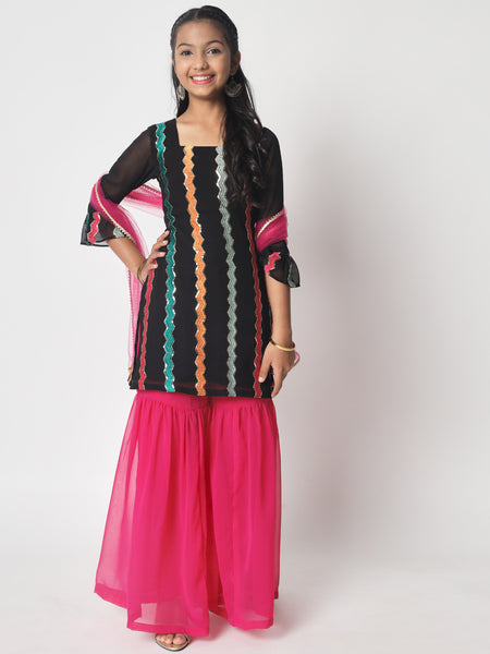 Baby Girls dress High Quality Indian Koti Long Kurti Afsen Print