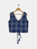 Cotton Printed Embellished Bias Lehenga Set