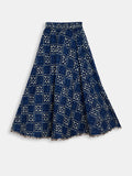 Cotton Printed Embellished Bias Lehenga Set