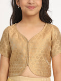 Brocade Front Open Koti Top