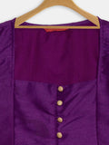 Silk Blend Button Down Top