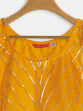Net Gota Embroidered Cape Top