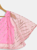 Net Gota Embroidered Cape Top
