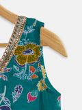 Cotton Embellished Back Tie Top