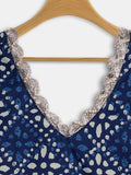 Cotton Embellished Back Tie Top