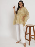 Georgette Gota Embroidered Kaftan Kurti