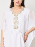 Georgette Sequins Embellished Kaftan