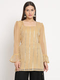 Georgette Gota Embroidered Kurti