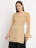 Georgette Gota Embroidered Kurti