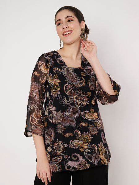 Georgette Printed Kurti