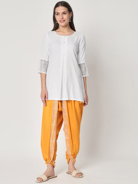 Viscose Solid Box Pleat kurti