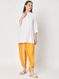 Viscose Solid Pintuck Kurti