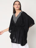 Viscose Hand block Printed Yoke Kaftan