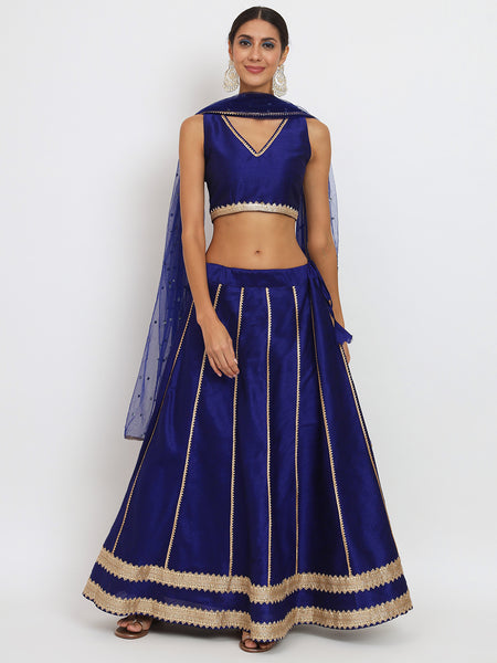 Buy online Embroidered Semi-stitched Lehenga Choli With Dupatta from ethnic  wear for Women by Warthy Ent for ₹2620 at 75% off | 2024 Limeroad.com