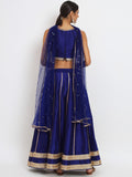 Dupion Kalidaar Embellished Lehenga Set