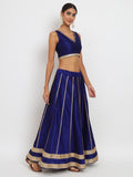 Dupion Kalidaar Embellished Lehenga Set