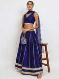 Dupion Kalidaar Embellished Lehenga Set