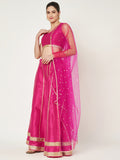 Dupion Kalidaar Embellished Lehenga Set