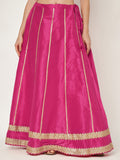 Dupion Kalidaar Embellished Lehenga Set