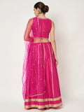 Dupion Kalidaar Embellished Lehenga Set