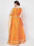 Dupion Kalidaar Embellished Lehenga Set