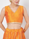 Dupion Kalidaar Embellished Lehenga Set
