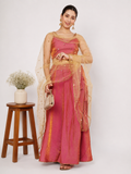 Silk Blend Embellished Bias Lehenga Set