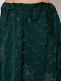 Silk Blend Embellished Bias Lehenga Set