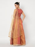 Silk Tissue Buti Kalidaar Embellished Lehenga Set
