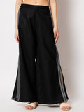 Viscose Slub Block Print Side Slit Palazzo