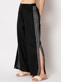 Viscose Slub Block Print Side Slit Palazzo